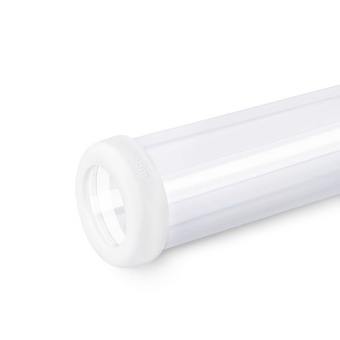 Softhülse auf Zylinder montiert