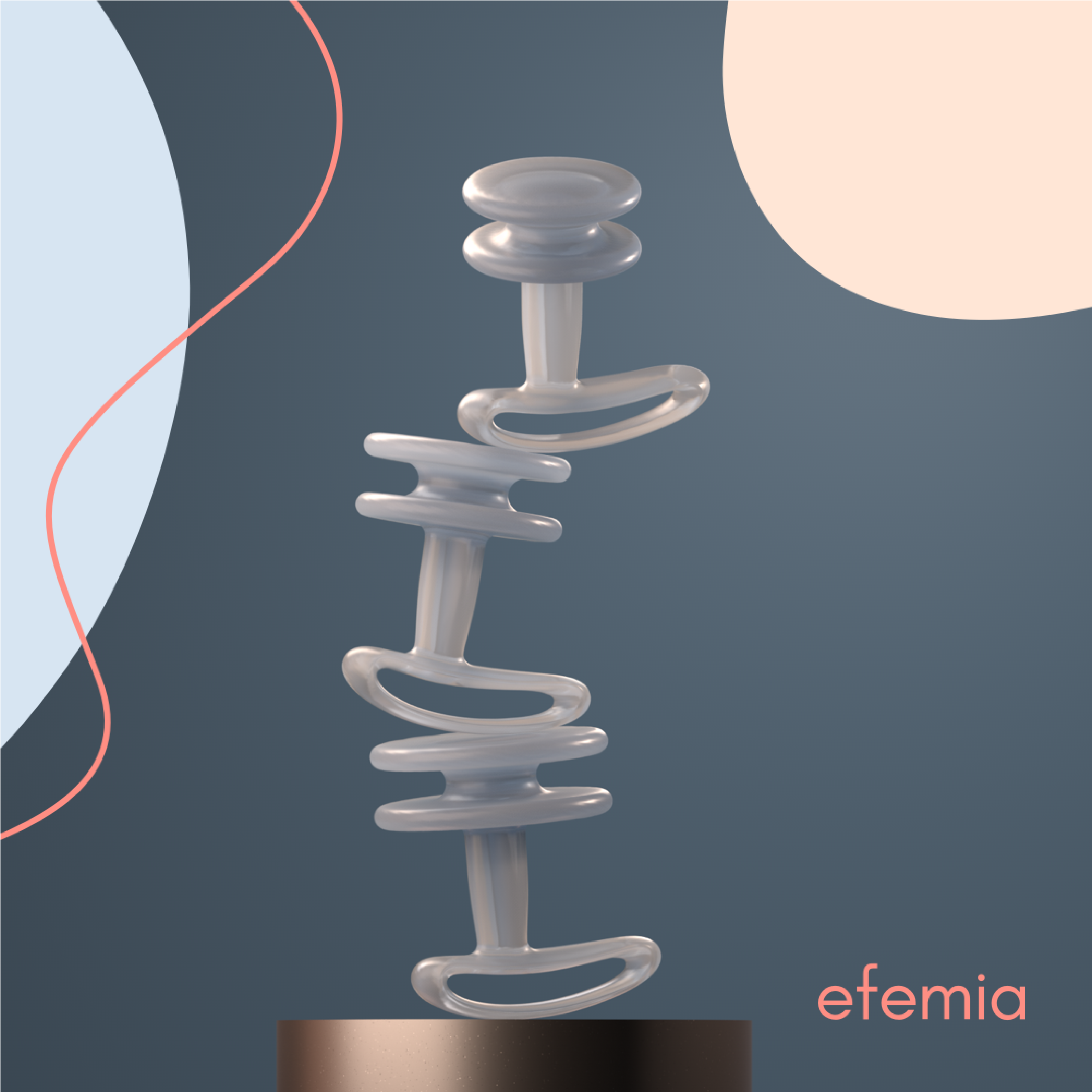 3 Efemia übereinander